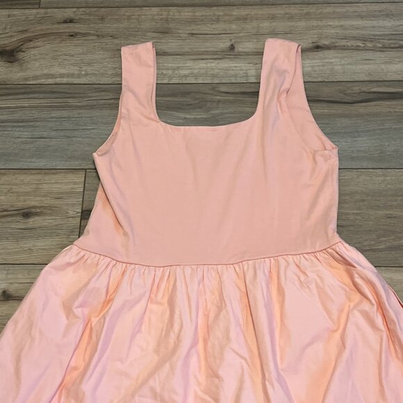 J Crew Drop Waist Mixy Dress SZ XL Blushed Peach Pink Maxi Layered NWT - Picture 11 of 12